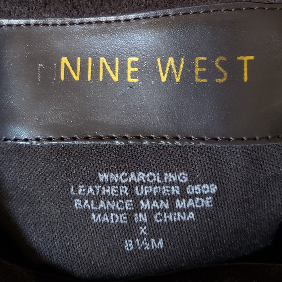 Nine West Chocolate Brown Lux Suede boots Size 8.5 EUC - Picture 8 of 8